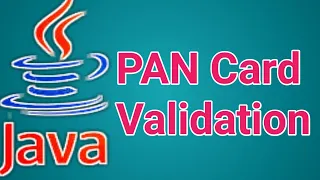PAN Card Validation Java Program