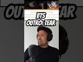 Lagu BTS Outro: Tear REACTION #btsarmy #bts #suga #rm #jhope #outrotear #kpop #rap #shorts #reaction