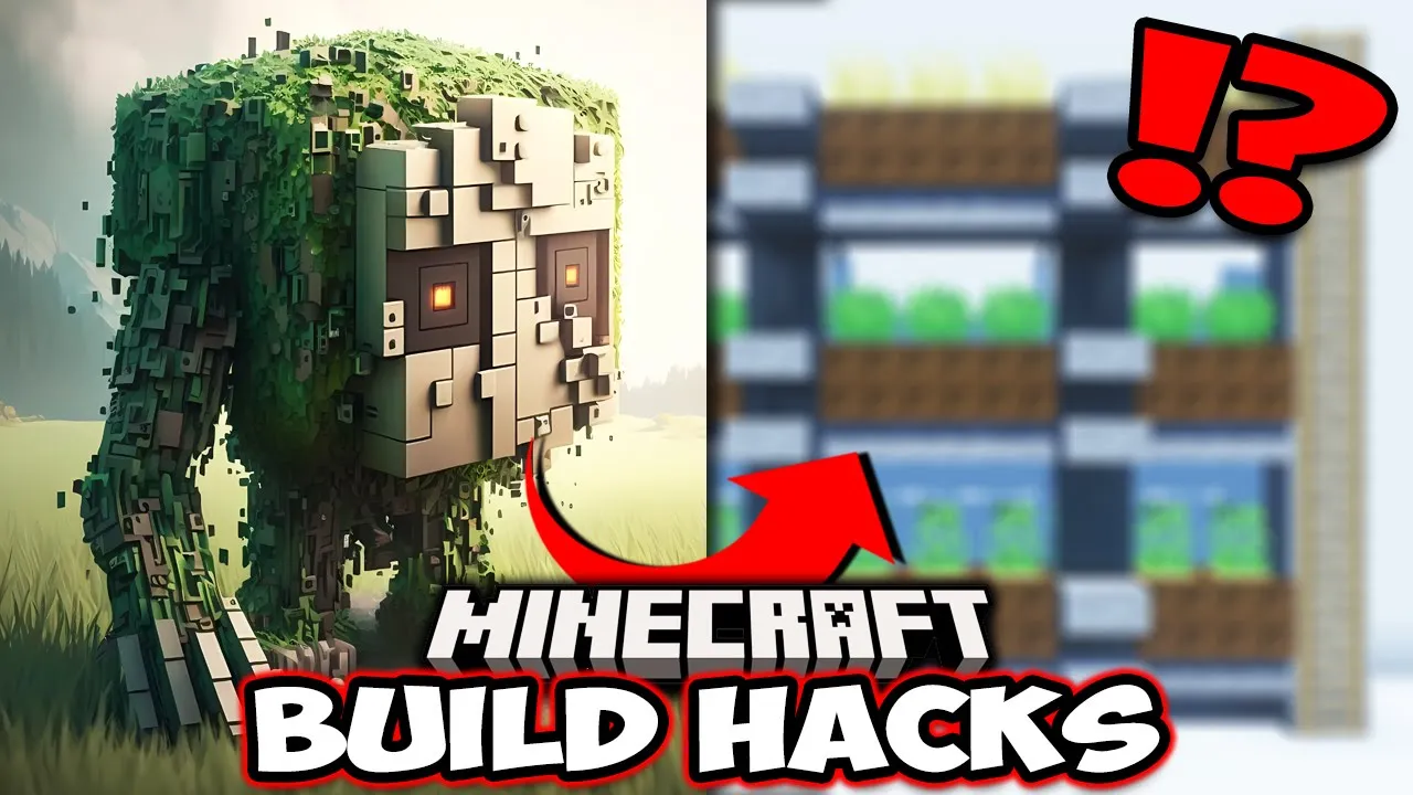 Minecraft but AI Designs House BUILD HACKS