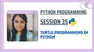 Turtle Programming in Python SESSION 35 - Square in turtle