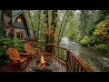 Lagu Ultimate Spring Riverside Porch Campfire \u0026 Nature Sounds Relaxation Experience
