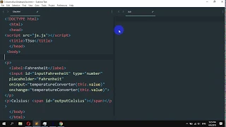 How To Create a Temperature Converter With HTML and JavaScript