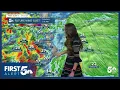 Clearing out on Monday with stronger gusts entering the forecast