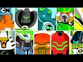 Lagu Ben 10 Reboot | Every Single Ben Alien Transformation | Cartoon Network