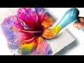 Download Lagu LEDAKAN WARNA-WARNI! Hibiscus Fantasi + Teknik TINGKAT BERIKUTNYA untuk Meningkatkan Tuang Akrili...