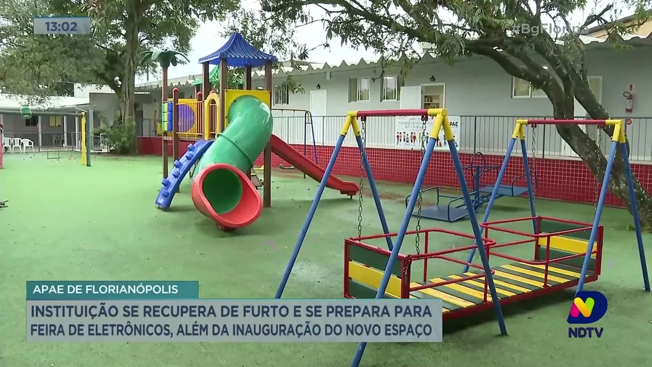 Apae de Florianópolis se recupera de furto e se prepara para feira de eletrônicos