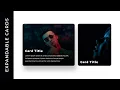 Expandable Cards using HTML CSS and JavaScript