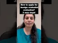 to evaluate foreign degree certificates to apply for jobs or higher studies in USA