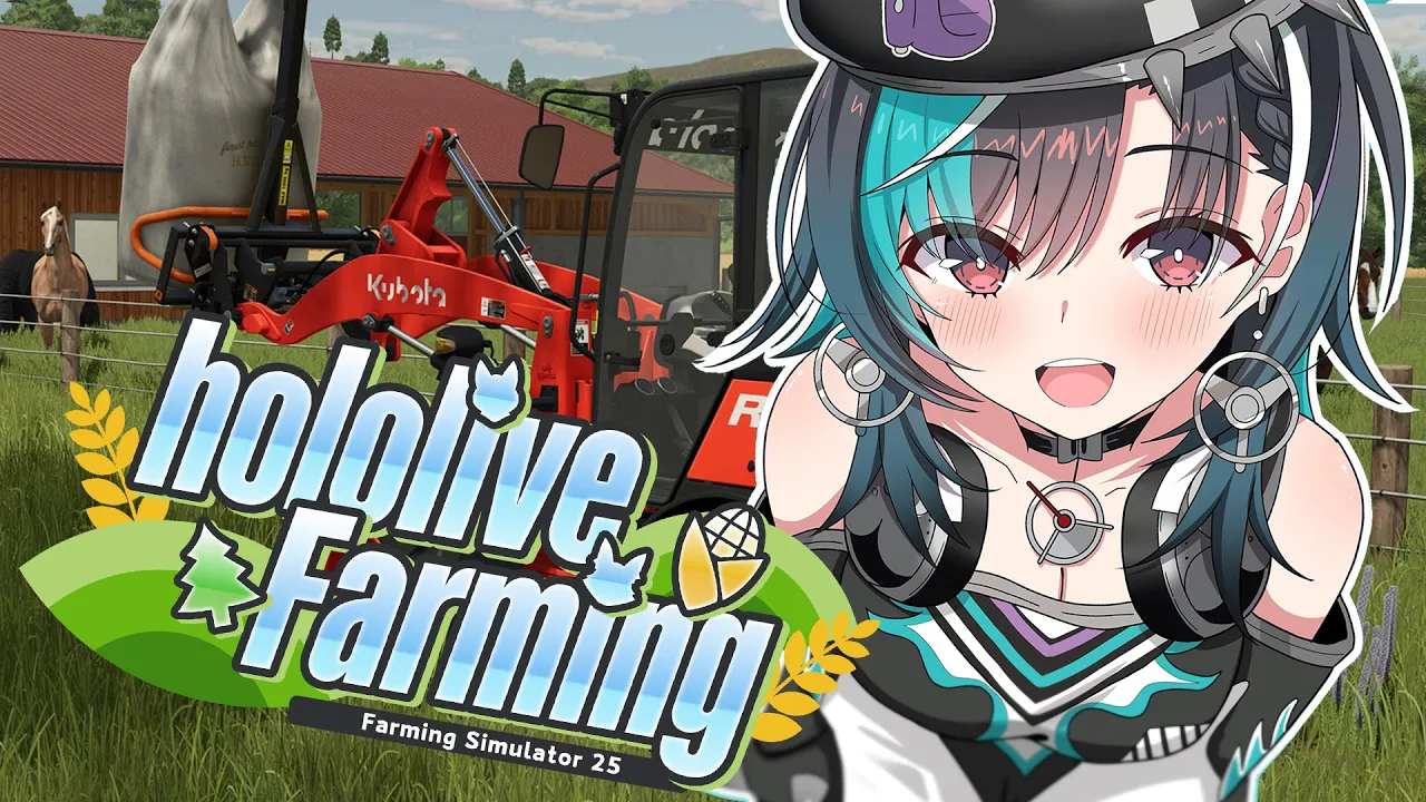 【 Farming Simulator 25 】のんびり畑を耕す【#輪堂千速 / #hololivedev_is  #FLOWGLOW 】