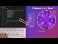 ASMR Programming - Build a Fortune Wheel App No Talking