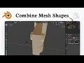 How to boolean in Blender Object Combine