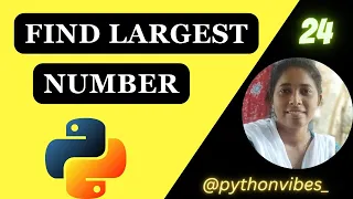 Largest Number in List Highest Number in Array pythonvibes -