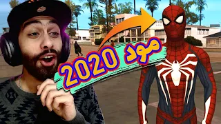 سبايدر مان في جاتا سان اندرس اللعبة اتغيرت خااااااالص Gta San Andreas Spiderman Mod 2020 