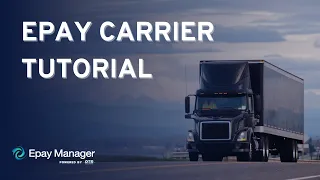 Epay Carrier Tutorial