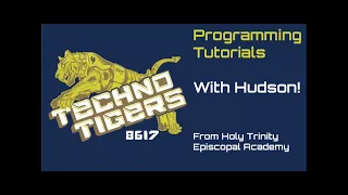 Basic Programming in First Tech Challenge FTC Tutorial
