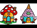 Relaxing calm coloring pages stress relief coloring with markers
