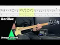 Gorillaz - Orange County ft. Bizarrap, Kara Jackson, Anoushka Shankar (bass cover tabs)