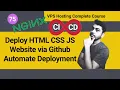 Deploy HTML CSS JS Website via Github on Nginx VPS Hosting