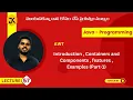 57 Java AWT Introduction Containers and Components features Examples Part-I