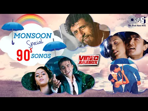 Download MP3 90's Monsoon Love Hits | Bollywood Monsoon Special Video Jukebox | Baarish 90's Songs | Barsaat Song