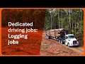 Why drivers are choosing Schneider s dedicated logging jobs