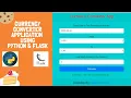 Currency Converter Application using Python Flask and Web Scraping