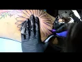 Aster Flower Tattoo Time Lapse