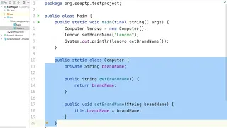 Java - Introduction to nested classes