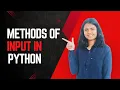 Mastering Python Input Methods Learn User Input in Python Priya Khradia