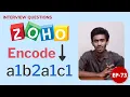 ZOHO Coding Question Run Length Encoding Daily Dose-73 Tamil code io