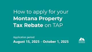 How to Apply for the Property Tax Rebate on TAP