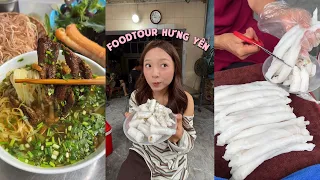 Foodtour Ăn sập Hưng Yên (P1): bún thang lươn, bánh cuốn Phú Thị, bánh khúc to bự chỉ 10k,….