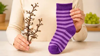 🍇 So Cute DIY Ideas with Grape Stems and Socks!