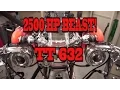 2500 HP Beastly Mirror Turbo 632 BBC from NRE More glowing red headers than Santa could use
