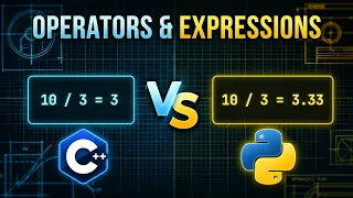 Operators Expressions in C vs Python Variables Types Memory Speed