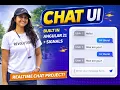 Chat UI Signal Based Mini Projects in Angular 21 TailwindCSS