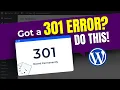 301 Redirect in WordPress Using Redirection Plugin