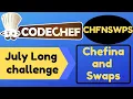 Codechef July long challenge 2020 Chefina and Swaps CHFNSWPS Solution