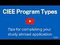 Study Abroad Program Types