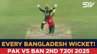 Every Bangladesh Wicket! 😱 | Pakistan vs Bangladesh | 2nd T20I 2025 | M3L1T
