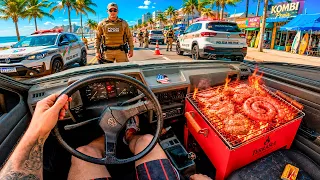 FIZ UM CHURRASCO DENTRO DO MEU GOL QUADRADO NO TRÂNSITO…