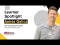Learner Spotlight James Galica ASU undergraduate student through Earned Admissions