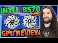 Intel Arc B570 Battlemage GPU Review Benchmarks Low-End CPU Tests Efficiency