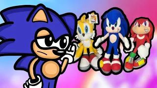 Reviewing All The ToyNetwork Sonic Plushes