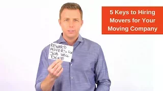 Download 5 Keys to Hiring Movers for Your Moving Company MP3