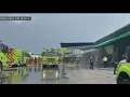 Auto warehouse bursts into smoky fire in Medley Miami-Dade Fire Rescue says