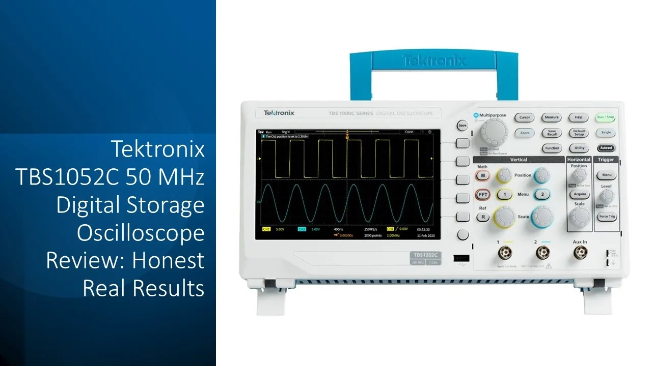 Tektronix TBS1052C 50 MHz Digital Storage Oscilloscope ...