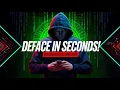 Deface in Seconds Hacking Websites Simplified - Lec 63