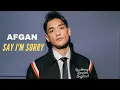 Download Lagu AFGAN - SAY I'M SORRY (THE CONCERT)