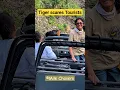 Tiger scares tourists in Jim Corbett